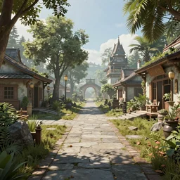 a unreal engine scene, concept art, hyperrealistic, ultra realistic, trending on artstation, high quality, highly detailed, path traced, soft lighting, soft colors, digital art, 8 k hdr, octane render, unreal engine 5,