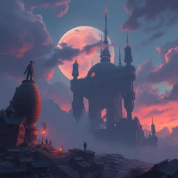 🤖🏰, surreal, artstation