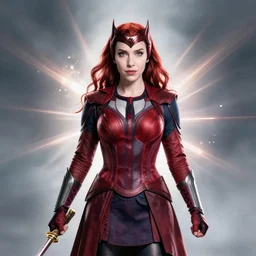 ana de armas as scarlett witch, photoshoot portrait, marvel cinematic universe, epic light, 4k, realistic,