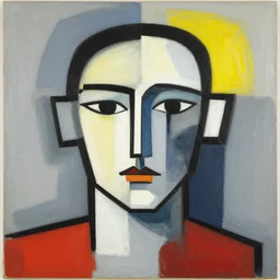 portrait bauhaus abstract by marius borgeaud