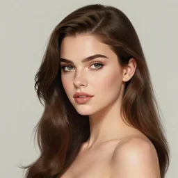 portrait of julia fox, mixed art styles, beautiful, elegant, artstation, deviantart, behance, concept art, smooth, focus, by david w. mack