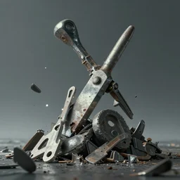 i know the pieces fit cuz i watched them tumble down,, tool, trending on artstation, cinematic