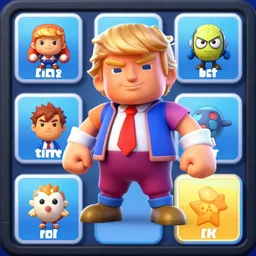 trump in super smash bros. character selection screen