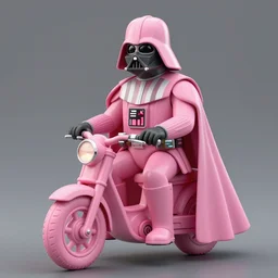 beautiful matte painting of a rainbow colored pink darth vader wearing pink riding a unicorn over a glittering rainbow in space by lisa frank and dan mumford, octane render, HDR, vivid color, volumetric lighting, unreal engine, concept art, CGsociety, trending on artstation