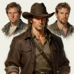 character concept portrait, doc savage, style digital painting, concept art, smooth, sharp focus, illustration by ruan jia and mandy jurgens and william - adolphe bouguereau, artgerm