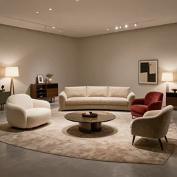 critically acclaimed furniture design collection by gucci in a showroom