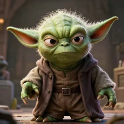 furious angry super fuckn evil big huge yoda