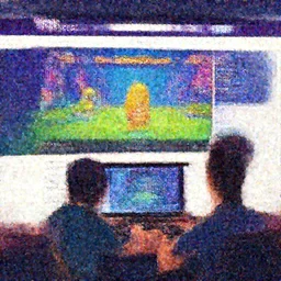 cosmo Kramer as a twitch streamer playing club penguin with the viewpoint of a twitch page