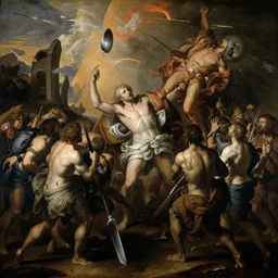 demise kind of Armageddon by Rembrandt