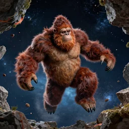 sassy the sasquatch falling threw space and time