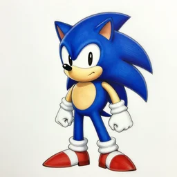 Sonic the Hedgehog, sketch