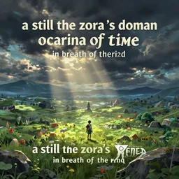 “ a still the zora ’ s domain ( ocarina of time ) in breath of the wild ”