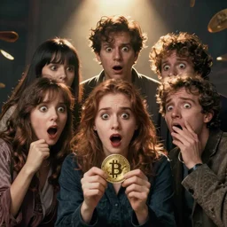 people looking crypto coin scared