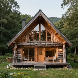 stunning rustic cabin exterior in appalachian hills by andreas franke