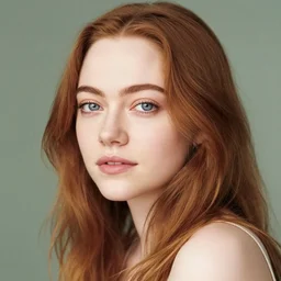 photoshoot of a japanese emma stone, 5 0 mm, soft focus