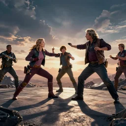 VFX movie guardians of the galaxy fight scene by Emmanuel Lubezki