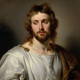 renaissance painting of joe burrow as god