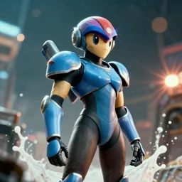 kanye west as samus in metroid, splash art, movie still, cinematic lighting, ray tracing, octane render, long lens, shallow depth of field, bokeh, anamorphic lens flare, 8 k, hyper detailed, 3 5 mm film grain, unreal engine 6