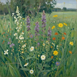 wildflowers, sylvain sarrailh, andrew wyeth