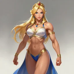 portrait of samus aran as a very attractive female bodybuilder russian tsarevna, elegant, fantasy, hd shot, digital portrait, beautiful, artstation, comic style, by artgerm, guy denning, jakub rozalski, magali villeneuve and charlie bowater