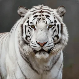 a detailed and accurate masterpiece painting of a pirate white animal tiger, tiger, white hair dreads by tyler edlin, noah bradley, john j. park, jordan grimmer trending on artstation