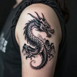 Simple Dragon tattoo