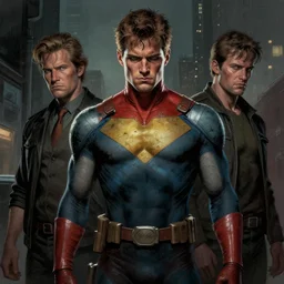 a highly detailed depressing digital painting of wally west, by james gurney, greg rutkowski, by craig mullins