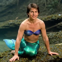Tom Cruise cute mermaid