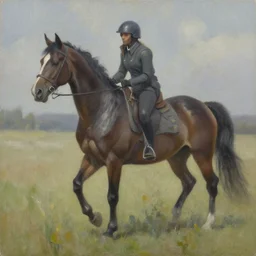 oil painting of TriHard