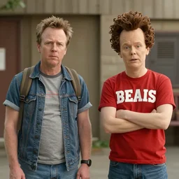beavis and butthead played by real life actors for a movie still