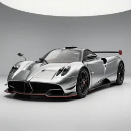 uncropped photo of a Pagani Twingo designed by H.R. Giger, promotion shot