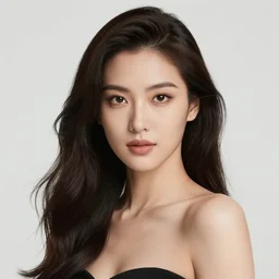 the most beautiful woman in the world. AI rendered photograph.