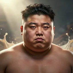 portrait of kim - jong un as a sumo - wrestler, league of legends amazing splashscreen artwork, splash art, natural light, elegant, photorealistic facial features, intricate, fantasy, detailed face, atmospheric lighting, anamorphic lens flare, cinematic lighting, league of legends splash art, hd wallpaper, ultra high details by greg rutkowski