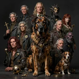 beautiful fantasy character portrait of a maremma dog ultra realistic, dramatic lighting, the fifth element artifacts, highly detailed by peter mohrbacher, hajime sorayama, wayne barlowe, boris vallejo, aaron horkey, gaston bussiere, craig mullins