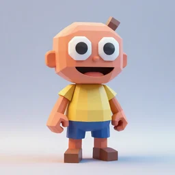 Screenshot of a low-poly 3d version of Meatwad from Aqua Teen Hunger Force as a 3d NPC in the 3d videogame 'Super Mario 64' on the 'Nintendo-64' game console.
