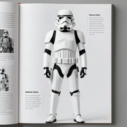 stormtrooper inspired fashion. inside fashion magazine. 5 0's style. hole body picture