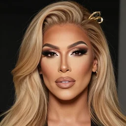 trump as a trans woman without makeup, photo 4k