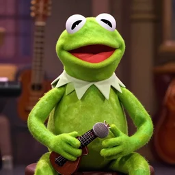 Kermit The Frog looking jazz