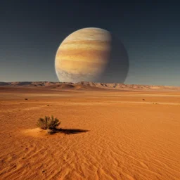 A Landscape of An Alien Planet That Looks Like Mars