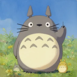 an oil painting of a cute teru teru bozu