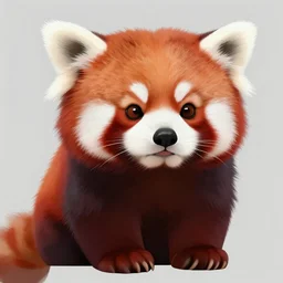 character concept portrait, red panda, digital painting, concept art, smooth, sharp focus, illustration by studio ghibli