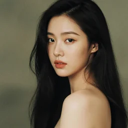 lee jin - eun by jeremy lipkin, vincent di fate, hieronymus bosch, rule of thirds, seductive look, beautiful