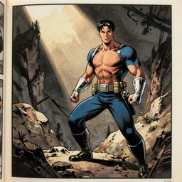 a comic page of captain asia