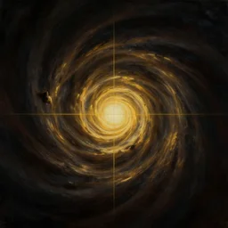 deep dark abyss, void vignette, colossal vortex, golden ratio, perfectly symmetrical, oil on canvas, cinematic volumentric lighting, hyper detailed, octane render, 8 k