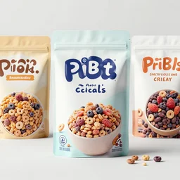 breakfast cereals packaging design