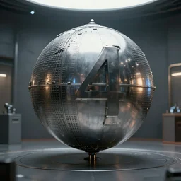numetal sphere in a numetal room, highly detailed, 4 k, movie film still