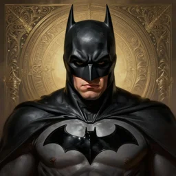 portrait of a batman gone wild in heightened detail, poised, intense emotion, detailed facial expression, detailed surroundings, intricate, elegant, highly detailed, centered, digital painting, artstation, concept art, smooth, sharp focus, illustration, by ( ross tran ), wlop