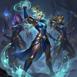 lux league of legends wild rift hero champions arcane magic digital painting bioluminance alena aenami artworks in 4 k design by lois van baarle by sung choi by john kirby artgerm style pascal blanche and magali villeneuve mage fighter assassin