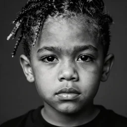 the face of young juice wrld at 1 years old, black and white portrait by julia cameron, chiaroscuro lighting, shallow depth of field, 8 0 mm, f 1. 8
