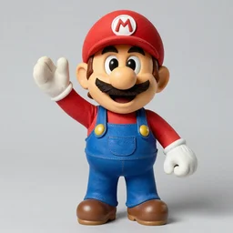 Mario as a puppet made by Jim Henson